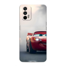 Силиконовый чехол Маквин для Realme GT – Маквин на трасе