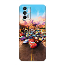 Силиконовый чехол Маквин для Realme GT – Тачки Маквин