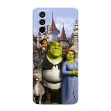 Чехол с мультфильмом Шрек на Realme GT
