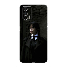Чехол с дизайном Венздей 2 на Realme GT – Уэнсдей в костюме