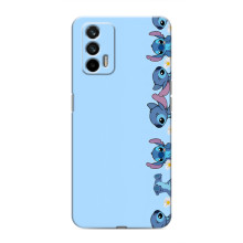 Чехол с принтом Стич на Realme GT – Стич фон