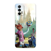 Чехол Зоотрополіс на Realme GT – Ник Джуди и змея