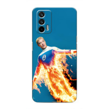 Чохол з принтом Фантастична четвірка для Realme GT – Людина-факел