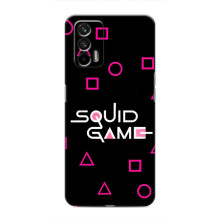 Чехол Гра в кальмара для Realme GT – Логотип игры кальмара