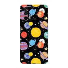 Космічні Чохли для РіалМі ЖТ (VPrint) (Намальовані планети)