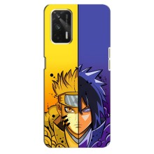 Купить Чехлы на телефон с принтом Anime для Реалми ГТ (Naruto Vs Sasuke)