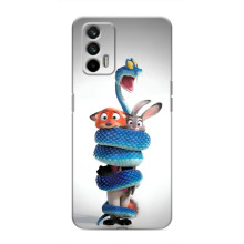 Силиконовый чехол с принтом Зоотрополіс для Realme GT – Змея Зоо