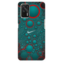 Силиконовый Чехол на Realme GT с картинкой Nike (Найк зеленый)