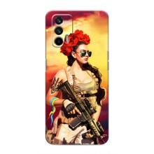 ЗСУ Чехлы (TPU) для Realme GT (Женщина солдат)