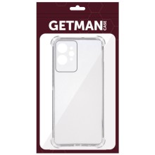 TPU чехол GETMAN Ease logo усиленные углы Full Camera для Realme GT2 – Прозрачный