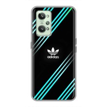 Чехлы Адидас для Realme GT2 (AlphaPrint) (Адидас с полосами)