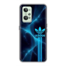 Чехлы Адидас для Realme GT2 (AlphaPrint) (Синий Адидас)