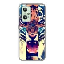 Чехлы с изображением разных животных для Realme GT2 (Яркий Тигр)