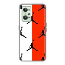 Чехлы для Realme GT2 - с картинкой JORDAN (AlphaPrint) (Лого Джордан)
