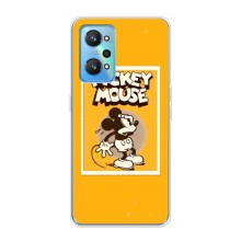 Чехлы с принтом Микки Маус на Realme GT2 (Испуганный Микки)