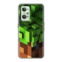 Чехол Майнкрафт на Realme GT2 (AlphaPrint) Minecraft (текстура Майнкрафт)
