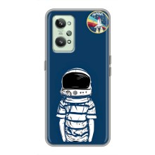 Чехол NASA для Realme GT2 (AlphaPrint) (Мальчик в шлеме)