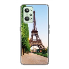 Чохол Ейфелева Вежа Realme GT2 - (AlphaPrint) (Дорога до Парижу)