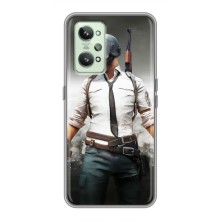 Чехол PUBG для Реалми ДжиТи 2 (AlphaPrint) (Пабг мен)