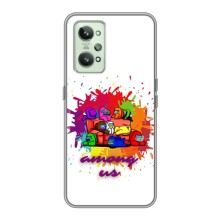 Чехол Амонг Ас для Realme GT2 (AlphaPrint) (Яркий АмонгАс)