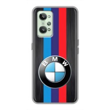 Чехол для Реалми ДжиТи 2 - с принтом БМВ (AlphaPrint) (Лого BMW)