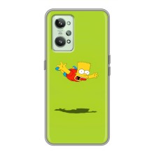 Чехол с Симпсонами для Realme GT2 (VPrint) (Барт Симпсон)