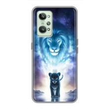 Чехол со Львом для Realme GT2 (VPrint) (Маленький лев)