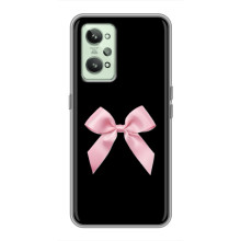 Чехол банты для Realme GT2 – Бант на черном