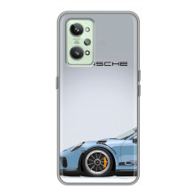 Чохол з авто Порше для Realme GT2 – Блакитний Порше