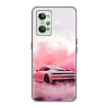 Чохол з авто Порше для Realme GT2 – Рожевий Порше