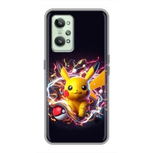 Чехол с Пикачу на Realme GT2 (Пикачу с мячом)
