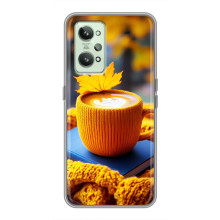 Чохол з унікальним дизайном 'Осінь з кавою' для Realme GT2 – Кава з жовтим