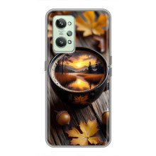 Чохол з унікальним дизайном 'Осінь з кавою' для Realme GT2 – Темна кава