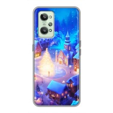 Рождественские Чехлы для Realme GT2 (VPrint) (Рождественский город)