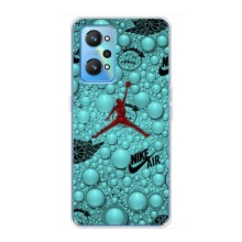 Силиконовый Чехол Nike Air Jordan на Реалми ГТ2 (Джордан Найк)