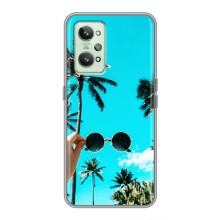 Силиконовый чехол с КАРТИНКАМИ лето для Realme GT2 (AlphaPrint) (Взгляд лето)