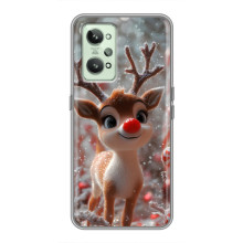Яскравий чохол для Realme GT2 з Зимові Оленята