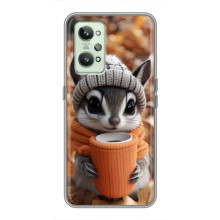 Печатный чехол «Зверята с кофе» для Realme GT2