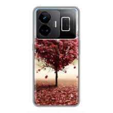 Чехлы для любимой на РеалМi GT3 (VPrint) (Дерево серце)