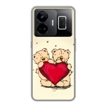 Чехлы для любимой на РеалМi GT3 (VPrint) (Медвежата)