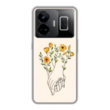 Чехлы для любимой на РеалМi GT3 (VPrint) (Руки любві)