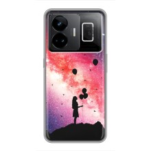Чехлы для любимой на РеалМi GT3 (VPrint) (З Кульками)