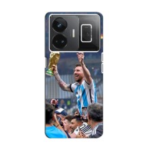 Чехлы Лео Месси Аргентина для Realme GT3 (Месси король)