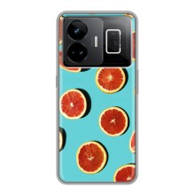 Чохли з фруктами для Realme GT3 (VPrint) (Грейпфрут)