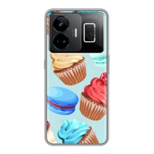 Чохли з фруктами для Realme GT3 (VPrint) (Кексики)
