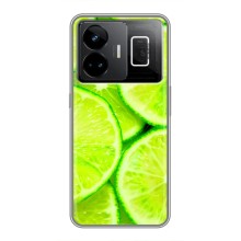 Чохли з фруктами для Realme GT3 (VPrint) (Лайм)