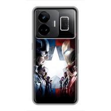Чохли з героями Марвел Realme GT3 (VPrint)