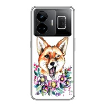 Чохли з картинкою Лисичка для Realme GT3 (VPrint) (Весела лисичка)