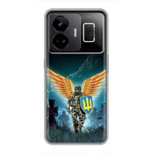 Чехлы с картинкой ЗСУ для Realme GT3 (AlphaPrint) (Солдат ЗСУ)