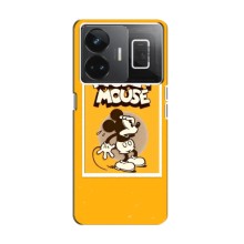 Чехлы с принтом Микки Маус на Realme GT3 (Испуганный Микки)